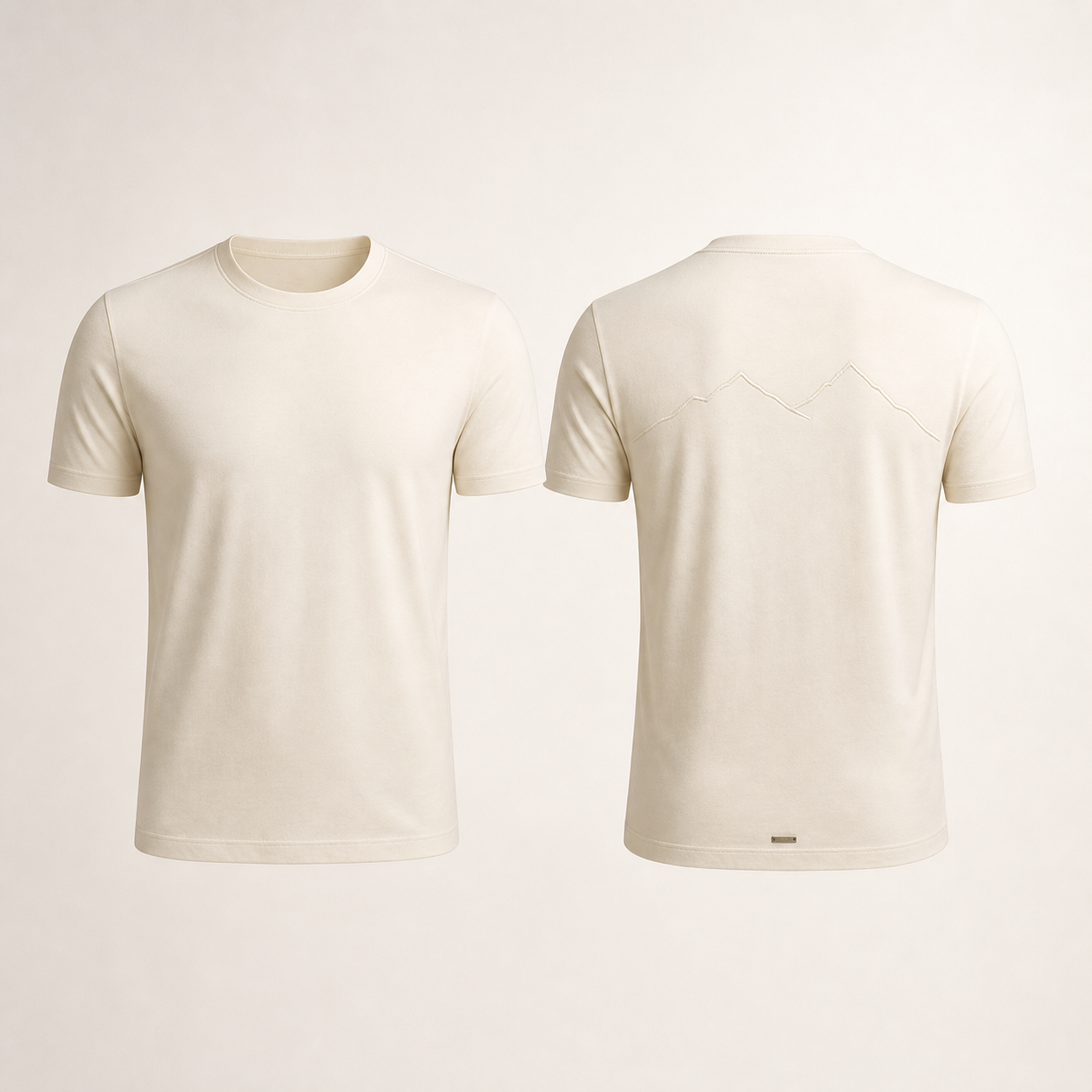 The Signature Tee — Ivory